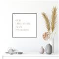 Picture of Our Love Story _GroupedProduct_Square_Canvas_Framed_