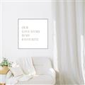 Picture of Our Love Story _GroupedProduct_Square_Canvas_Framed_