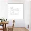 Picture of Our Love Story _GroupedProduct_Square_Canvas_Framed_