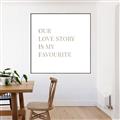 Picture of Our Love Story _GroupedProduct_Square_Canvas_Framed_
