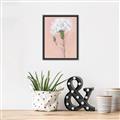 Picture of Single White Flower _GroupedProduct_Rectangle_Portrait_Canvas_Framed_