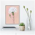 Picture of Single White Flower _GroupedProduct_Rectangle_Portrait_Canvas_Framed_