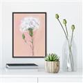 Picture of Single White Flower _GroupedProduct_Rectangle_Portrait_Canvas_Framed_