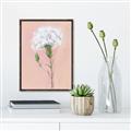 Picture of Single White Flower _GroupedProduct_Rectangle_Portrait_Canvas_Framed_