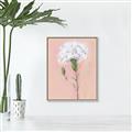 Picture of Single White Flower _GroupedProduct_Rectangle_Portrait_Canvas_Framed_