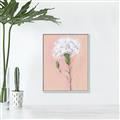 Picture of Single White Flower _GroupedProduct_Rectangle_Portrait_Canvas_Framed_