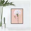 Picture of Single White Flower _GroupedProduct_Rectangle_Portrait_Canvas_Framed_