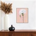 Picture of Single White Flower _GroupedProduct_Rectangle_Portrait_Canvas_Framed_