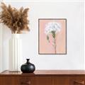Picture of Single White Flower _GroupedProduct_Rectangle_Portrait_Canvas_Framed_