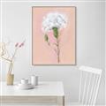 Picture of Single White Flower _GroupedProduct_Rectangle_Portrait_Canvas_Framed_