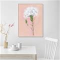 Picture of Single White Flower _GroupedProduct_Rectangle_Portrait_Canvas_Framed_
