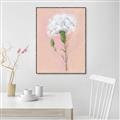 Picture of Single White Flower _GroupedProduct_Rectangle_Portrait_Canvas_Framed_