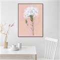 Picture of Single White Flower _GroupedProduct_Rectangle_Portrait_Canvas_Framed_