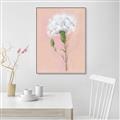 Picture of Single White Flower _GroupedProduct_Rectangle_Portrait_Canvas_Framed_