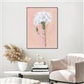 Picture of Single White Flower _GroupedProduct_Rectangle_Portrait_Canvas_Framed_