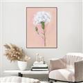 Picture of Single White Flower _GroupedProduct_Rectangle_Portrait_Canvas_Framed_