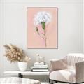 Picture of Single White Flower _GroupedProduct_Rectangle_Portrait_Canvas_Framed_