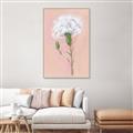 Picture of Single White Flower _GroupedProduct_Rectangle_Portrait_Canvas_Framed_