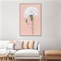 Picture of Single White Flower _GroupedProduct_Rectangle_Portrait_Canvas_Framed_