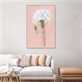 Picture of Single White Flower _GroupedProduct_Rectangle_Portrait_Canvas_Framed_