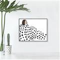 Picture of Lady Polka Dot _GroupedProduct_Rectangle_Landscape_Canvas_Framed_