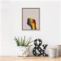 Picture of Rainbow Fist _GroupedProduct_Rectangle_Portrait_Canvas_Framed_