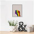 Picture of Rainbow Fist _GroupedProduct_Rectangle_Portrait_Canvas_Framed_