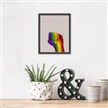 Picture of Rainbow Fist _GroupedProduct_Rectangle_Portrait_Canvas_Framed_