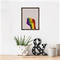 Picture of Rainbow Fist _GroupedProduct_Rectangle_Portrait_Canvas_Framed_