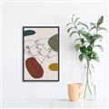 Picture of Line drawn Kiss I _GroupedProduct_Rectangle_Portrait_Canvas_Framed_