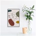 Picture of Line drawn Kiss I _GroupedProduct_Rectangle_Portrait_Canvas_Framed_