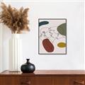 Picture of Line drawn Kiss I _GroupedProduct_Rectangle_Portrait_Canvas_Framed_