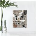 Picture of Newsprint Joy _GroupedProduct_Rectangle_Portrait_Unframed_Print_Only_