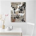 Picture of Newsprint Joy _GroupedProduct_Rectangle_Portrait_Unframed_Print_Only_