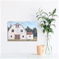 Picture of Red roof barn _GroupedProduct_Rectangle_Landscape_Unframed_Print_Only_