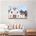 Picture of Red roof barn _GroupedProduct_Rectangle_Landscape_Unframed_Print_Only_