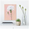 Picture of Single White Flower _GroupedProduct_Rectangle_Portrait_Unframed_Print_Only_