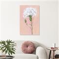 Picture of Single White Flower _GroupedProduct_Rectangle_Portrait_Unframed_Print_Only_