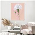 Picture of Single White Flower _GroupedProduct_Rectangle_Portrait_Unframed_Print_Only_