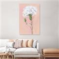 Picture of Single White Flower _GroupedProduct_Rectangle_Portrait_Unframed_Print_Only_