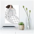 Picture of Lady Checks I _GroupedProduct_Rectangle_Portrait_Unframed_Print_Only_