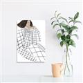 Picture of Lady Checks I _GroupedProduct_Rectangle_Portrait_Unframed_Print_Only_