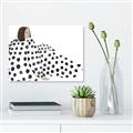 Picture of Lady Polka Dot _GroupedProduct_Rectangle_Landscape_Unframed_Print_Only_