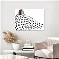 Picture of Lady Polka Dot _GroupedProduct_Rectangle_Landscape_Unframed_Print_Only_