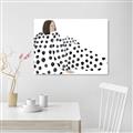 Picture of Lady Polka Dot _GroupedProduct_Rectangle_Landscape_Unframed_Print_Only_