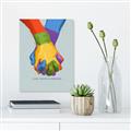 Picture of Rainbow Hands _GroupedProduct_Rectangle_Portrait_Unframed_Print_Only_