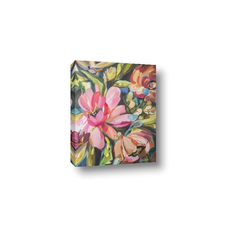 Picture of Mosiac Floral _GroupedProduct_Rectangle_Portrait_Canvas_