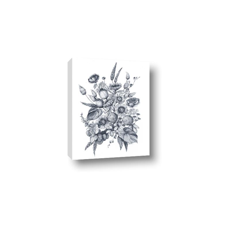 Picture of Sketched Fall Blooms _GroupedProduct_Rectangle_Portrait_Canvas_