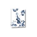 Picture of Blue Water Colour Leaves _GroupedProduct_Rectangle_Portrait_Canvas_