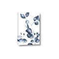 Picture of Blue Water Colour Leaves _GroupedProduct_Rectangle_Portrait_Canvas_